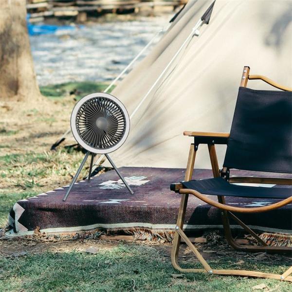 Buy cheap Multifunctional Usb Rechargeable Fan For Camping With LED Ring Lights from wholesalers