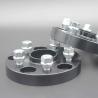 Buy cheap 5x130/84.1 to 5x112/66.6 Forged Aluminum Billet Hubcentric Wheel Adapters Anodized Black Finish from wholesalers