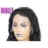 Buy cheap Full And Thick Malaysian Hair Wigs , Pre Plucked Glueless Natural Wave Full Lace Wig from wholesalers