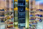 Italian Modern Stainless Steel Kitchen Cabinet Multiple Color Customized