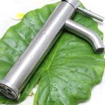 Single Hand Lead Free Stainless Steel Faucet Commercial Bathroom Taps