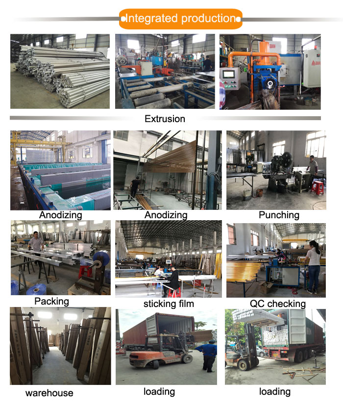 aluminium square edge tile trim manufacturing