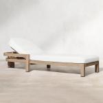 Customized Luxury Pool Teak Wood Lounge Chair Leisure Bed
