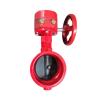 Buy cheap DN50-DN200 XD381X-16Q Hand Wheel Groove Butterfly Valves with Diaphragm Structure from wholesalers