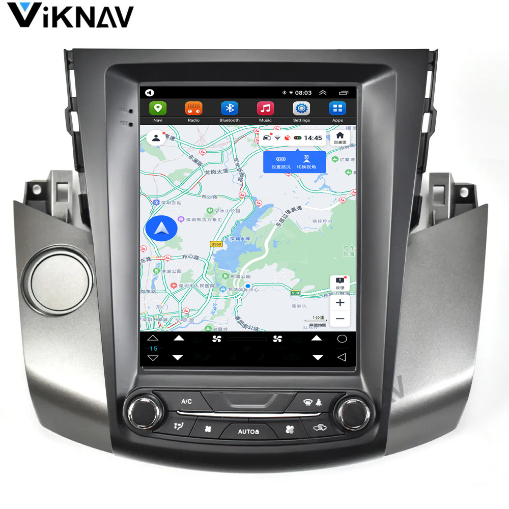 10.4 inch Android Touch Screen Car radioFor 2008-2012Toyota Rav4 Multimedia Player Navigation 4G Wireless Carplay