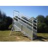 Buy cheap 40x80mm Oval Tube Livestock Galvanized Horse Panels from wholesalers