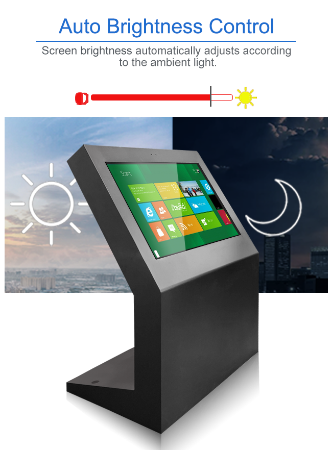 ROM 16GB 55" Outdoor LCD Digital Signage Multi Languange Android/ Windows/ Linux