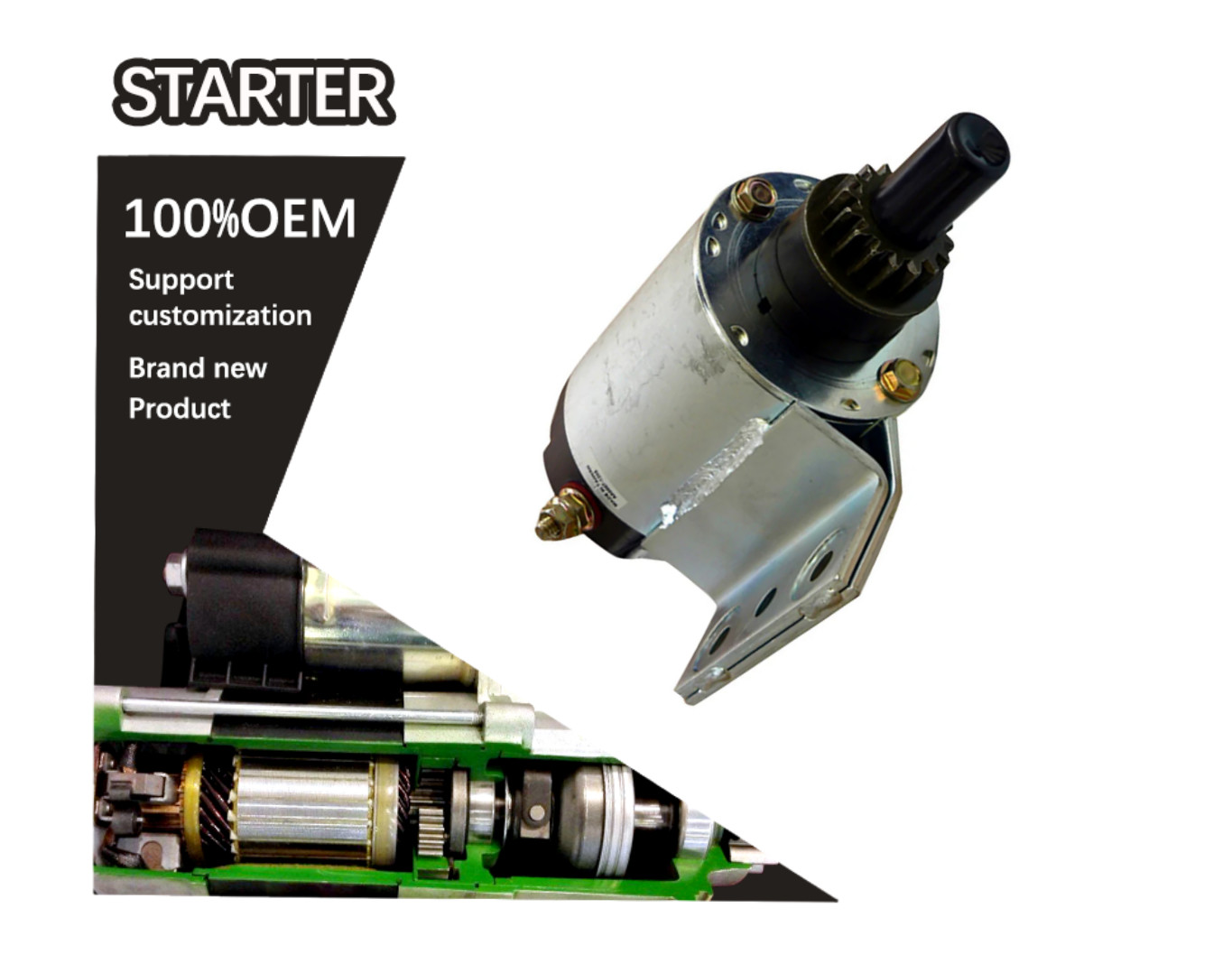 12V 16T CCW Starter 41-098-01, 41-098-03, 41-098-07, 41-098-08, 45-098-01,52-098-07, A232981, A234193, AM31754, AM32853