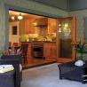 Buy cheap New design aluminum frame tempered glass folding door for villa/house/building from wholesalers