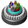Buy cheap Undersea Direct Buried Underwater GYTA33 GYTS33 Steel Wire Armored Fibre Optic Cable from wholesalers