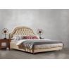 Buy cheap Good quality Gery Fabric Upholstered Headboard Queen Bed Leisure Furniture for American design Apartment Bedroom set from wholesalers