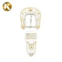 Buy cheap Decoration 2 Color Plate Belt Buckles Leisure Style High Durability For Man product
