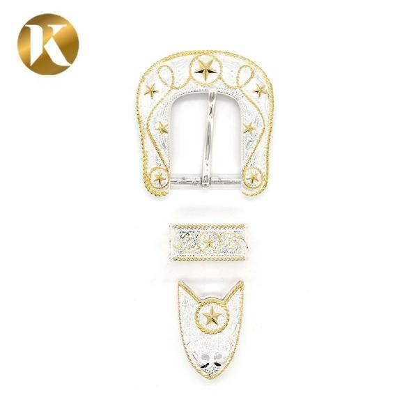 Buy cheap Decoration 2 Color Plate Belt Buckles Leisure Style High Durability For Man from wholesalers