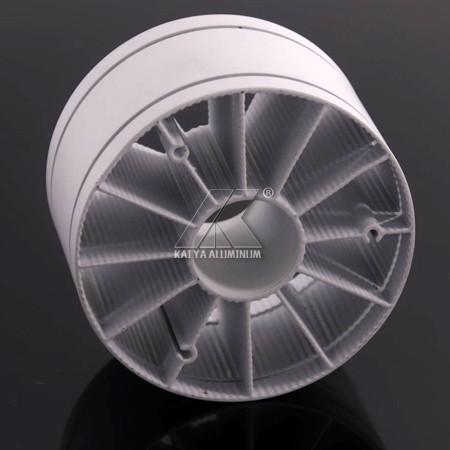 Buy cheap 6063 Heat Sink Aluminum Profiles Powder Silver Coating For LED Profile from wholesalers