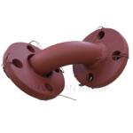 Red Carbon Steel 90 Degree Elbow Cs PTFE Lined Pipes