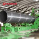 500KW Spiral Weld Pipe Mill 1200mm-1600mm Coil Width Steel Pipe Mill