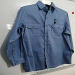 CAT2 Long Sleeve Fire Retardant Work Shirt 7.5Oz 7Oz 6.5Oz Fire Resistant Long