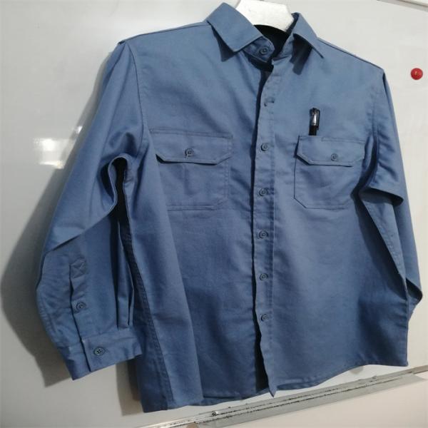CAT2 Long Sleeve Fire Retardant Work Shirt 7.5Oz 7Oz 6.5Oz Fire Resistant Long