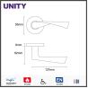 Buy cheap Fire rated modern door handle lever with CE | ANSI standard customized finishes from wholesalers