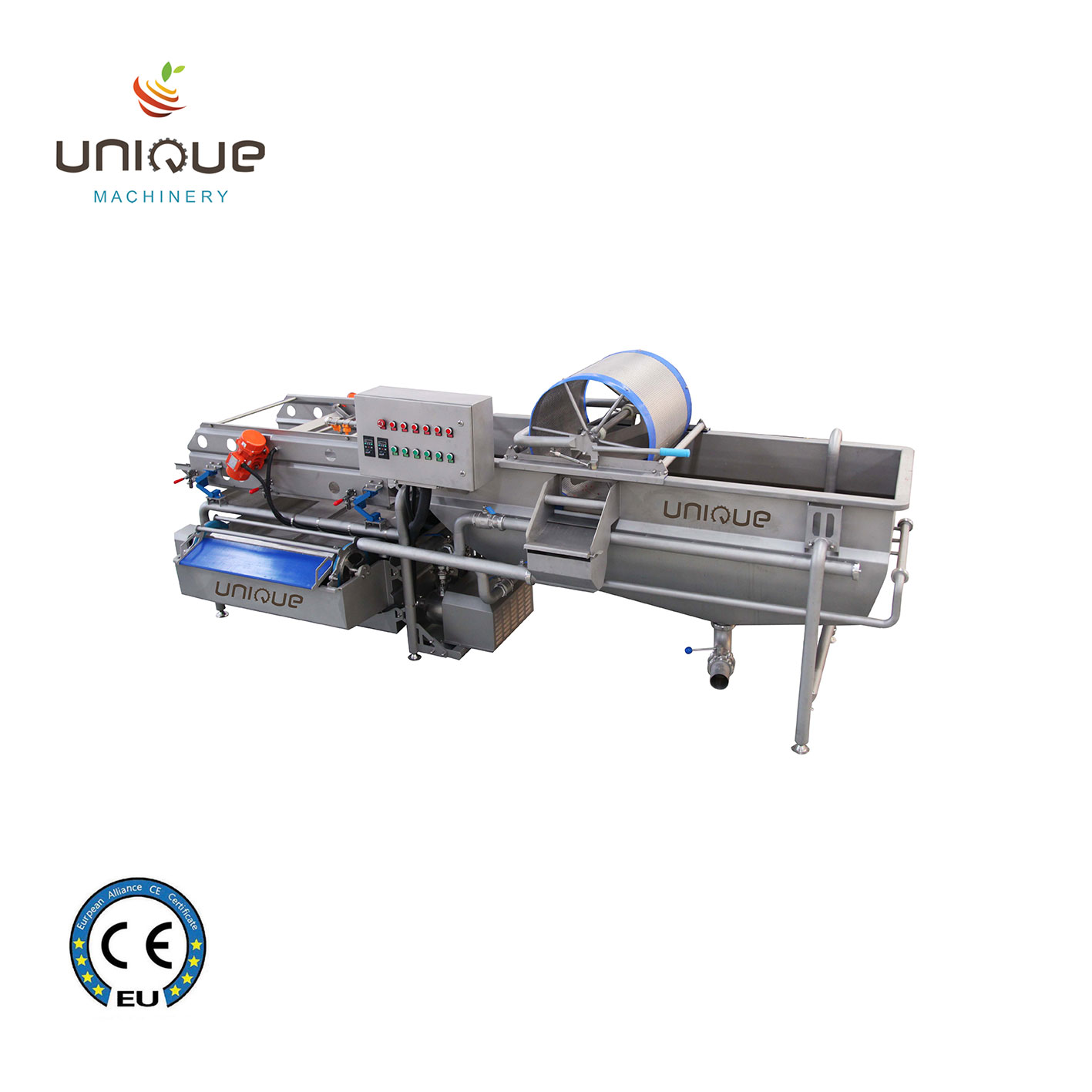 High Capacity 2000kg/h Vegetable Cutting Cabbage Lettuce Washing Processing Line Machinery