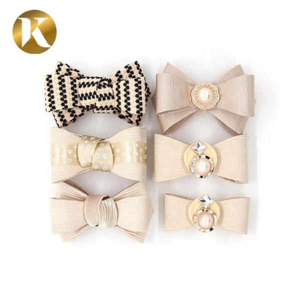 Buy cheap Butterfly Fashion Shoe Buckles Special Cloth Material Beautiful For Women from wholesalers