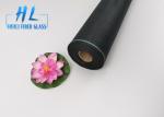 Plain Weave 48 Inch Fiberglass Insect Screen Black Color For Windows