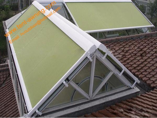 Buy cheap Motorized Romote Control Retractable Skylight Aluminum Conservatory Awning from wholesalers