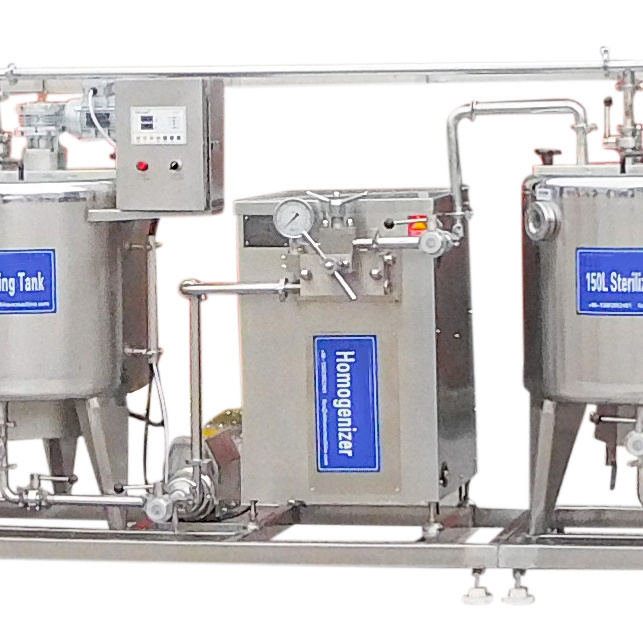 Milk Yogurt Juice Soy Milk Homogenizer Machine High Pressure Small Milk Homogenizer