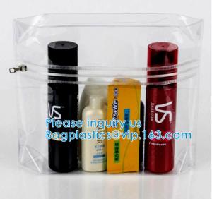 Wholesale Hologram PVC Makeup Bag Transparent Laser Cosmetic Bag OEM Supplier, Zipper Cosmetic Bag With Handle Plastic Makeup Bag from china suppliers