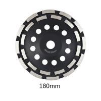 Buy cheap 7 Inch 180mm Grinding Diamond Cup Wheel Double Row Abrasive Disc product