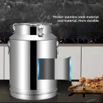 Storage 25 Litre Milk Can , Stainless Steel Milk Can For Transport