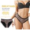 Buy cheap Leopard Breathable Period Panties Underwear Girl Sexy Lace Leakproof 4 Layers from wholesalers