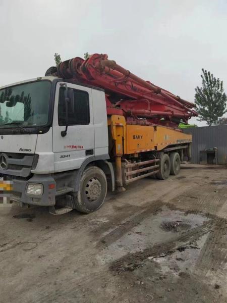 Buy cheap High/Low Pr 12/8.3 MPa Max.Concrete Output Pressure Used 46 Meter Concrete Pump Truck from wholesalers