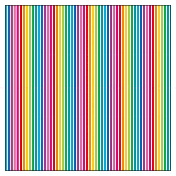 Buy cheap SGS FDA Rainbow Printed Decorative Paper Napkins 40x40cm Size from wholesalers