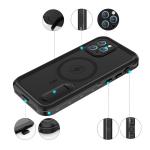 Waterproof Finger Grip Phone Case Magsage Wireless Charge Shock Free Built In