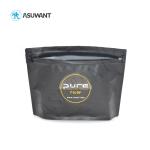 Biodegradable Custom Greaseproof Black Disposable Zipper Packaging Plastic Bag