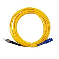 Buy cheap Diameter 3mm UPC Single Mode Fiber Patch Cord , Flameproof Fiber Optic Patch product