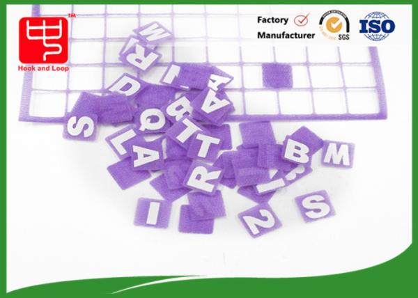 Buy cheap Customed Square Alphabet Letters nylon hook loop For Kid Toys from wholesalers