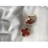 Buy cheap Van Cleef Arpels Vintage Alhambra earrings 18k yellow gold with carnelian from wholesalers