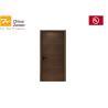 Buy cheap Single Leaf Primer Finish Wood Fire Door With Steel Frame/ Customized Size/ 1 Hour Fire Rated Door from wholesalers