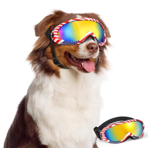 Buy cheap Dog Sunglasses Pet Glasses Eye Wear for Snow Beach Motorcycle Dog Goggles Breed from wholesalers