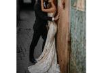 Fashion Mermaid Wedding Dress Deep V Neck Sleeveless Backless Beading