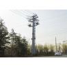 Buy cheap Conical Monopole Transmission Tower , 13m Once Forming Monopole Steel Tower from wholesalers