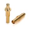 Buy cheap Male Solder 9.5mm Pogo Pin Connector Brass 3.2mm Heigh Spring Loaded Gold Plated from wholesalers