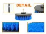 PP Material 3 Pcs Electric Drill Brush Set For Car Cleaning