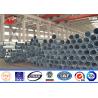 Buy cheap 33kv 60ft Electric Suspension Poles Hot Dip Galvanized Surface Treatment from wholesalers