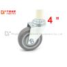 Buy cheap 3 / 4 Inch Industrial Caster Wheels , Hard Rubber Caster Wheels Without Noise / Brake from wholesalers