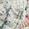 Buy cheap Ladies Viscose Tiered Maxi Floral Print Long Balloon Sleeve Collared Neck Shirt Dress for Women from wholesalers