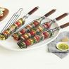 Buy cheap Nonstick Wooden Handle BBQ Grill Basket Kabob Grilling Baskets from wholesalers