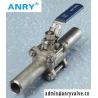 Buy cheap 3PCS BSP SS304 SS316 CF8M Body PTFE Seat Thread Ball Valve from wholesalers
